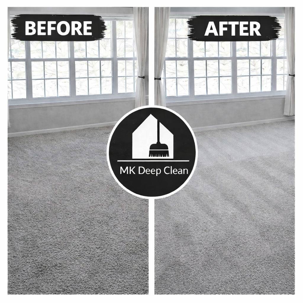 Before and after cleaning result, Central NJ, 14
