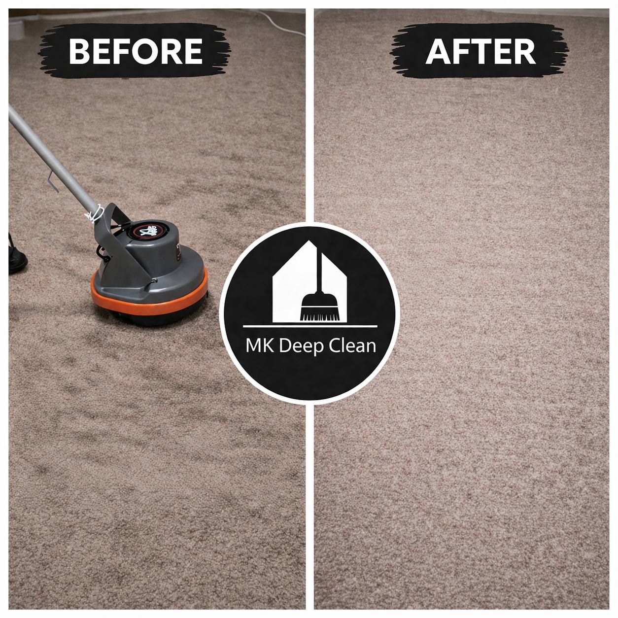 Before and after cleaning result, Central NJ, 16