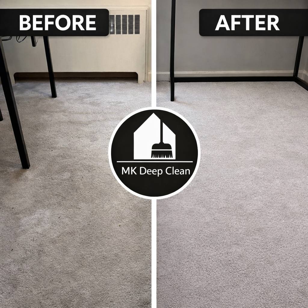 Before and after cleaning result, Central NJ, 25